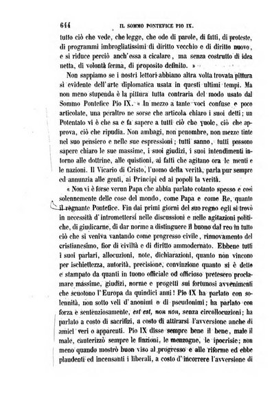 La civiltà cattolica pubblicazione periodica per tutta l'Italia