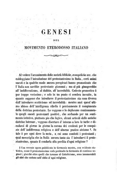 La civiltà cattolica pubblicazione periodica per tutta l'Italia