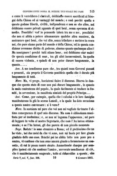 La civiltà cattolica pubblicazione periodica per tutta l'Italia