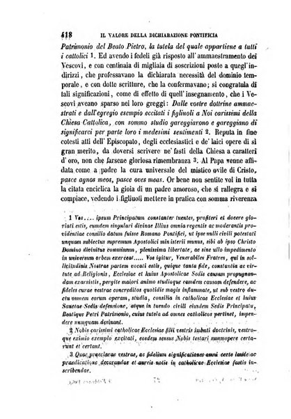 La civiltà cattolica pubblicazione periodica per tutta l'Italia