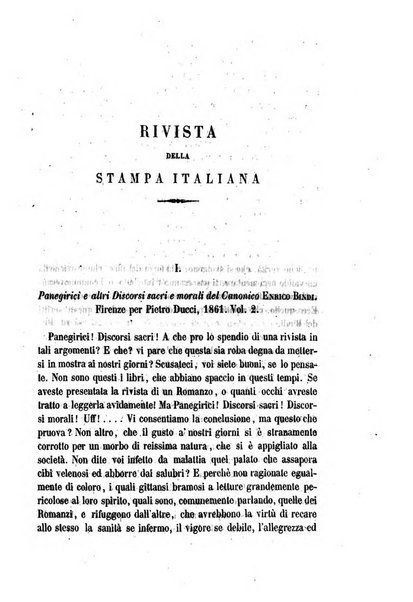 La civiltà cattolica pubblicazione periodica per tutta l'Italia