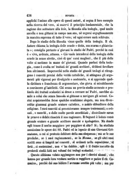 La civiltà cattolica pubblicazione periodica per tutta l'Italia