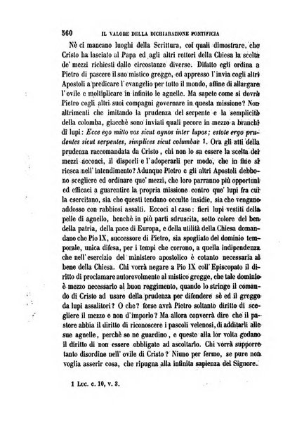 La civiltà cattolica pubblicazione periodica per tutta l'Italia