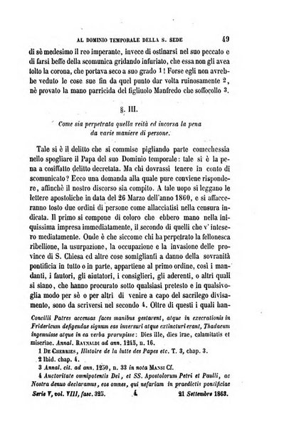 La civiltà cattolica pubblicazione periodica per tutta l'Italia