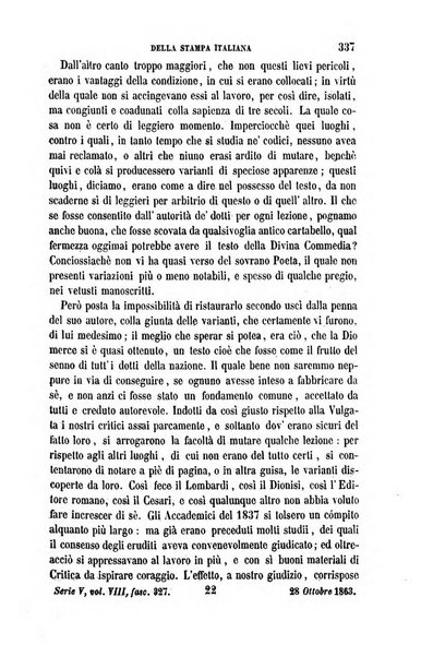 La civiltà cattolica pubblicazione periodica per tutta l'Italia