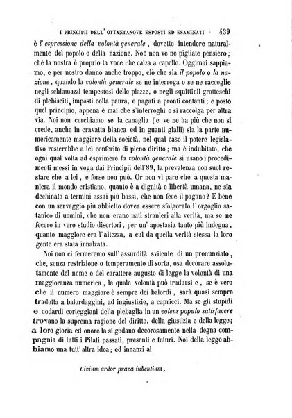 La civiltà cattolica pubblicazione periodica per tutta l'Italia