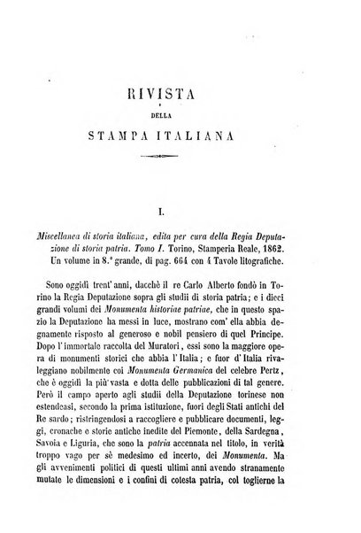 La civiltà cattolica pubblicazione periodica per tutta l'Italia