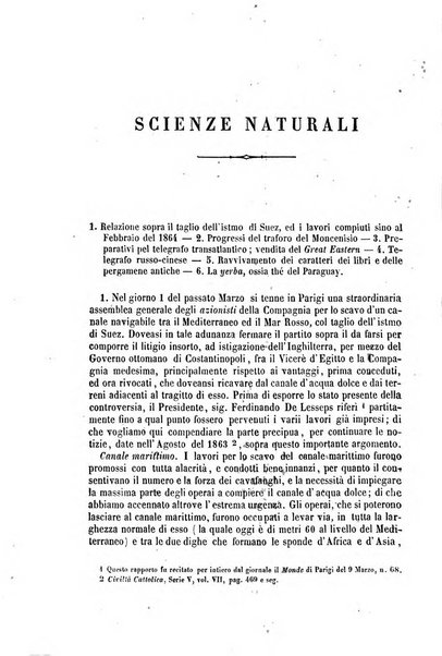 La civiltà cattolica pubblicazione periodica per tutta l'Italia