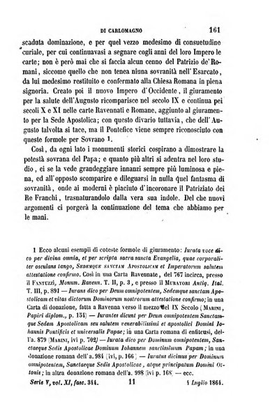 La civiltà cattolica pubblicazione periodica per tutta l'Italia