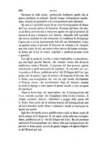 La civiltà cattolica pubblicazione periodica per tutta l'Italia