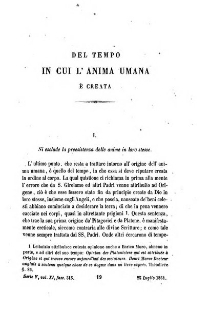 La civiltà cattolica pubblicazione periodica per tutta l'Italia