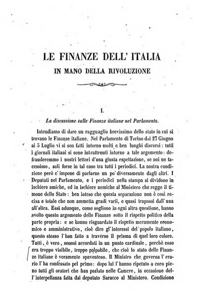 La civiltà cattolica pubblicazione periodica per tutta l'Italia