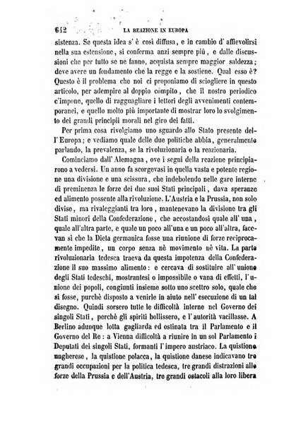 La civiltà cattolica pubblicazione periodica per tutta l'Italia