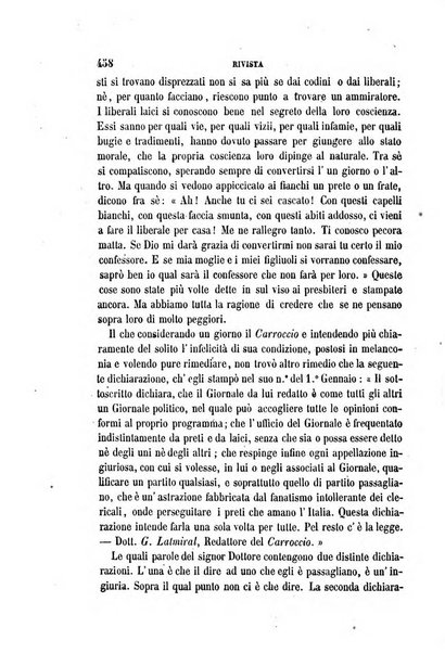 La civiltà cattolica pubblicazione periodica per tutta l'Italia