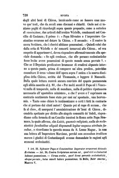 La civiltà cattolica pubblicazione periodica per tutta l'Italia