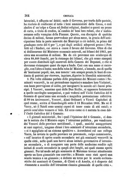 La civiltà cattolica pubblicazione periodica per tutta l'Italia