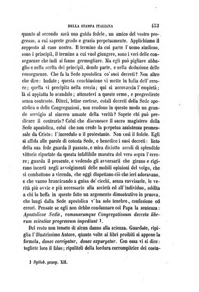 La civiltà cattolica pubblicazione periodica per tutta l'Italia