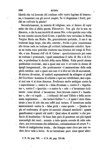 La civiltà cattolica pubblicazione periodica per tutta l'Italia