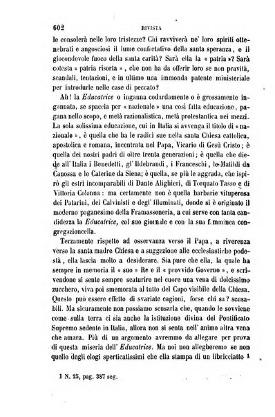 La civiltà cattolica pubblicazione periodica per tutta l'Italia