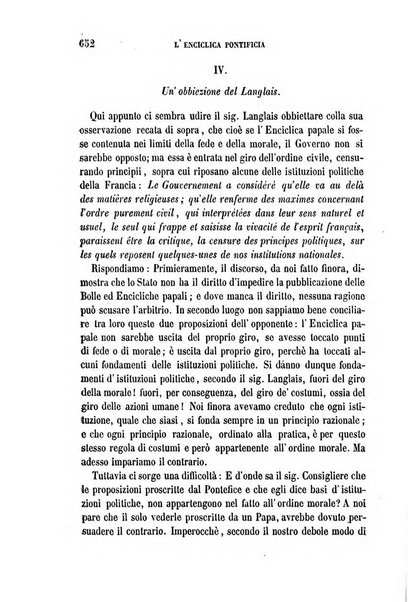 La civiltà cattolica pubblicazione periodica per tutta l'Italia