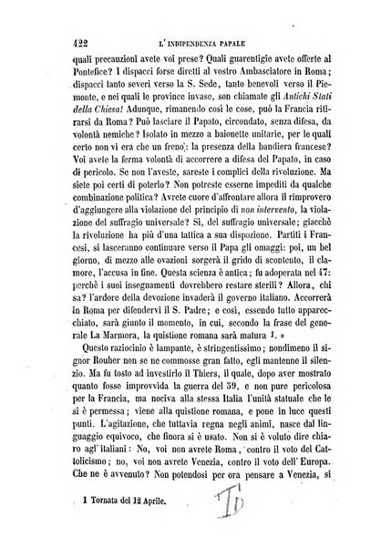 La civiltà cattolica pubblicazione periodica per tutta l'Italia