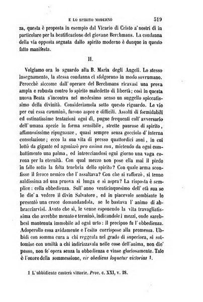 La civiltà cattolica pubblicazione periodica per tutta l'Italia