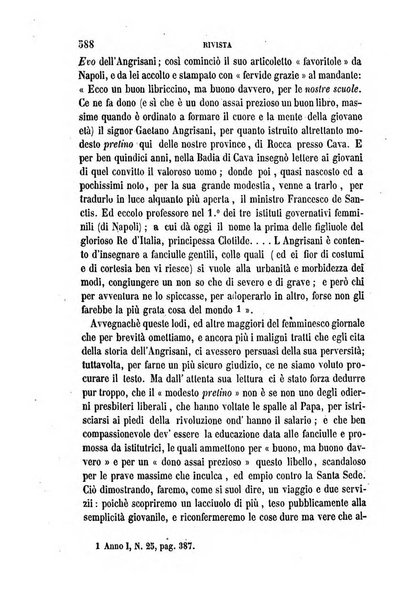 La civiltà cattolica pubblicazione periodica per tutta l'Italia