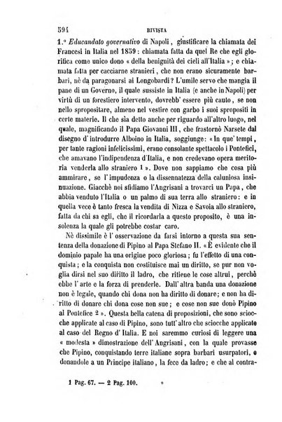 La civiltà cattolica pubblicazione periodica per tutta l'Italia