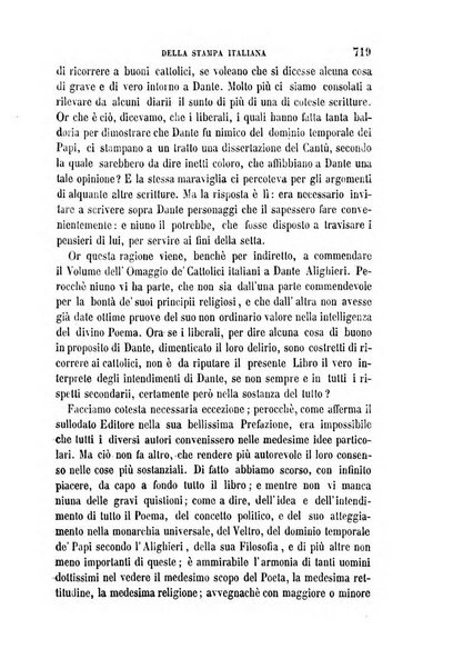 La civiltà cattolica pubblicazione periodica per tutta l'Italia