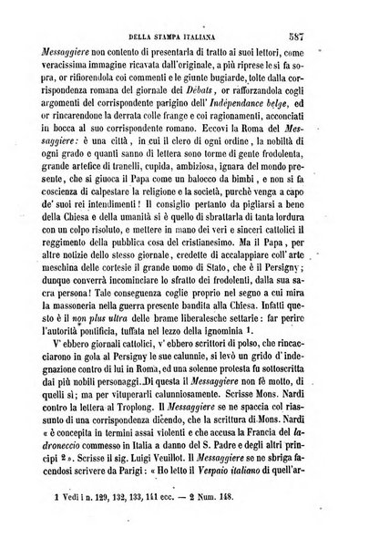 La civiltà cattolica pubblicazione periodica per tutta l'Italia