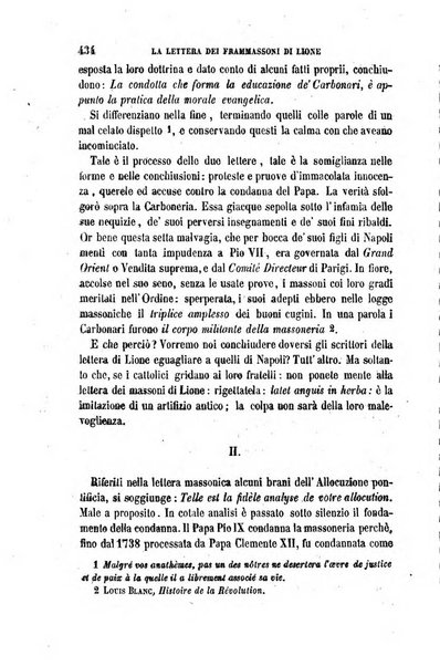 La civiltà cattolica pubblicazione periodica per tutta l'Italia