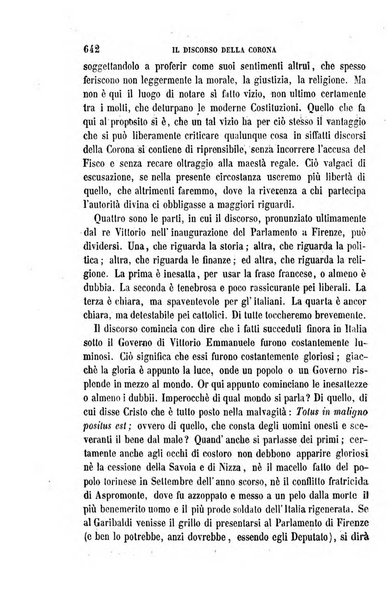 La civiltà cattolica pubblicazione periodica per tutta l'Italia