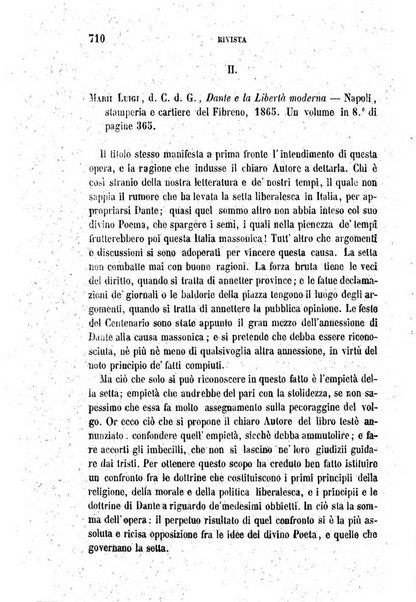 La civiltà cattolica pubblicazione periodica per tutta l'Italia