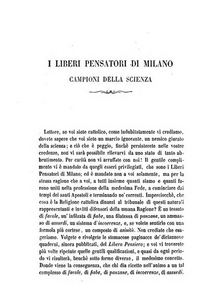 La civiltà cattolica pubblicazione periodica per tutta l'Italia