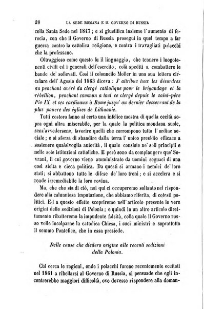 La civiltà cattolica pubblicazione periodica per tutta l'Italia