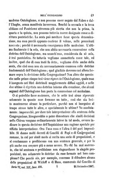 La civiltà cattolica pubblicazione periodica per tutta l'Italia