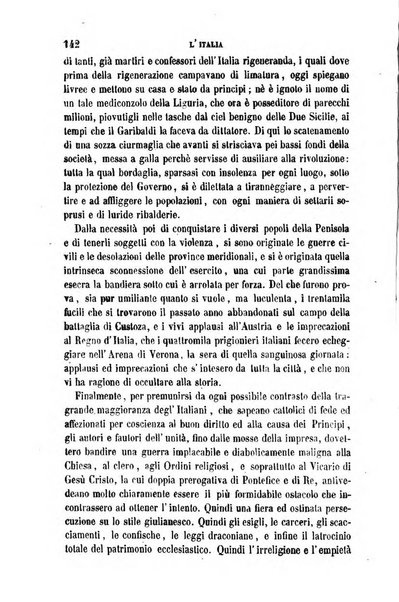 La civiltà cattolica pubblicazione periodica per tutta l'Italia