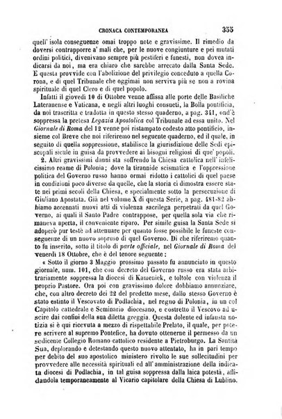 La civiltà cattolica pubblicazione periodica per tutta l'Italia