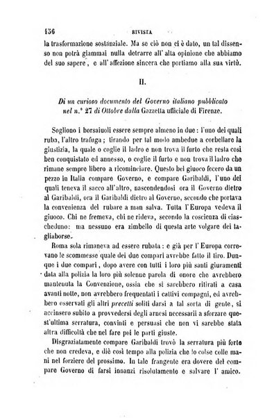 La civiltà cattolica pubblicazione periodica per tutta l'Italia