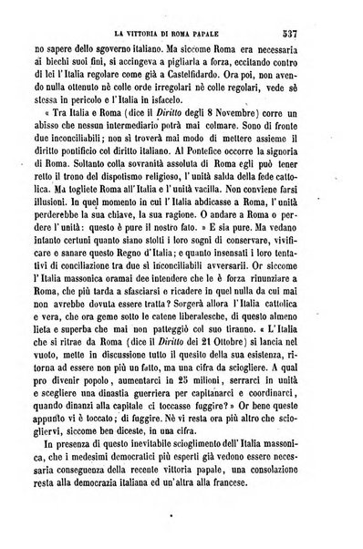 La civiltà cattolica pubblicazione periodica per tutta l'Italia