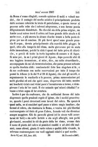 La civiltà cattolica pubblicazione periodica per tutta l'Italia