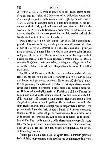 La civiltà cattolica pubblicazione periodica per tutta l'Italia