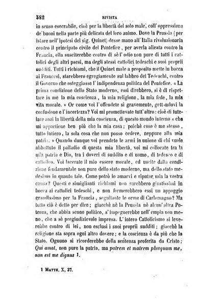 La civiltà cattolica pubblicazione periodica per tutta l'Italia