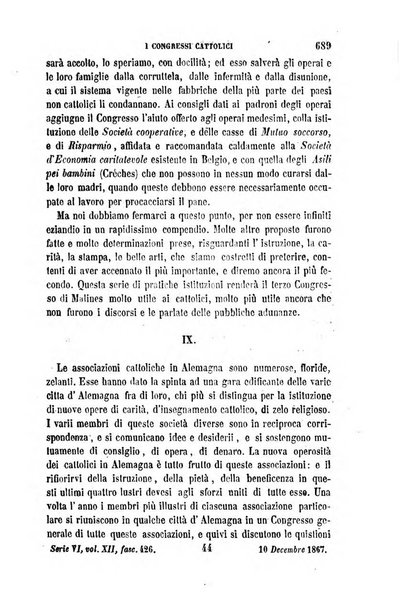 La civiltà cattolica pubblicazione periodica per tutta l'Italia