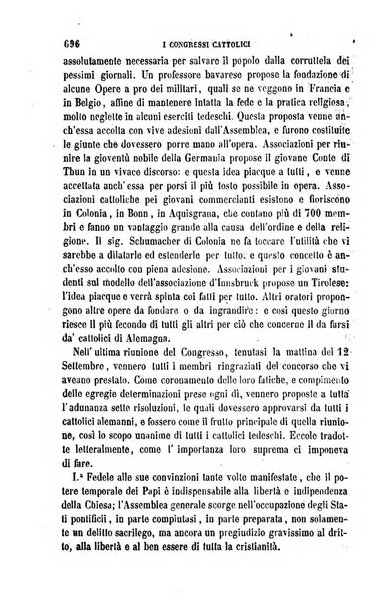 La civiltà cattolica pubblicazione periodica per tutta l'Italia