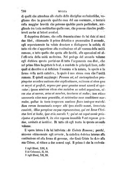 La civiltà cattolica pubblicazione periodica per tutta l'Italia