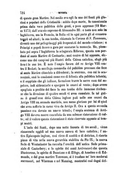 La civiltà cattolica pubblicazione periodica per tutta l'Italia