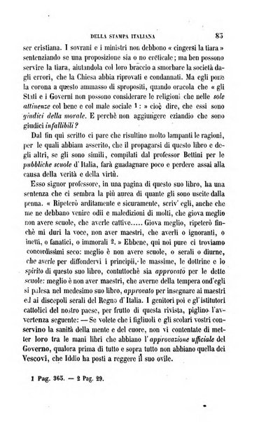 La civiltà cattolica pubblicazione periodica per tutta l'Italia