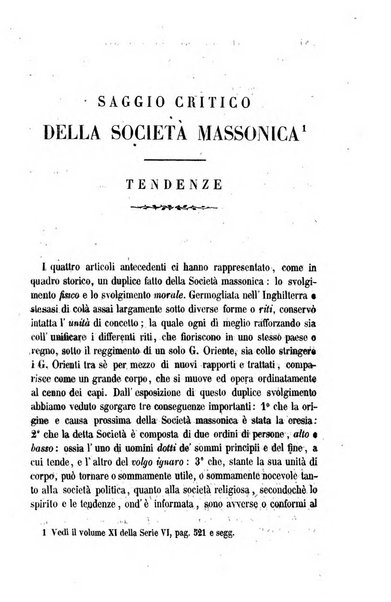 La civiltà cattolica pubblicazione periodica per tutta l'Italia