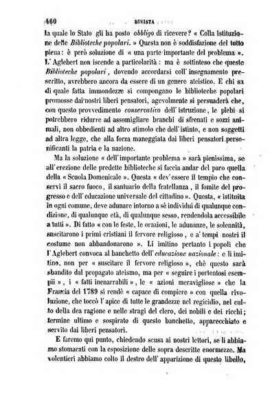 La civiltà cattolica pubblicazione periodica per tutta l'Italia